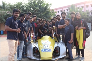 Electric Car won 2nd place in the REEV conducted by SAE