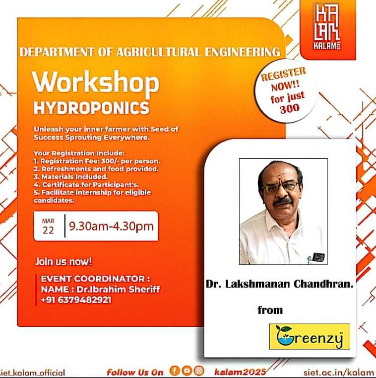  Hydroponics Workshop